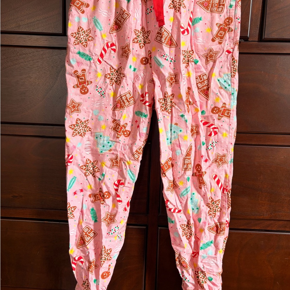 Pink Gingerbread Pajamas